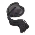 Toyz4Lovers - Heart Nipples Tassels Black. Czarne nasutniki z frędzlami. Serca.