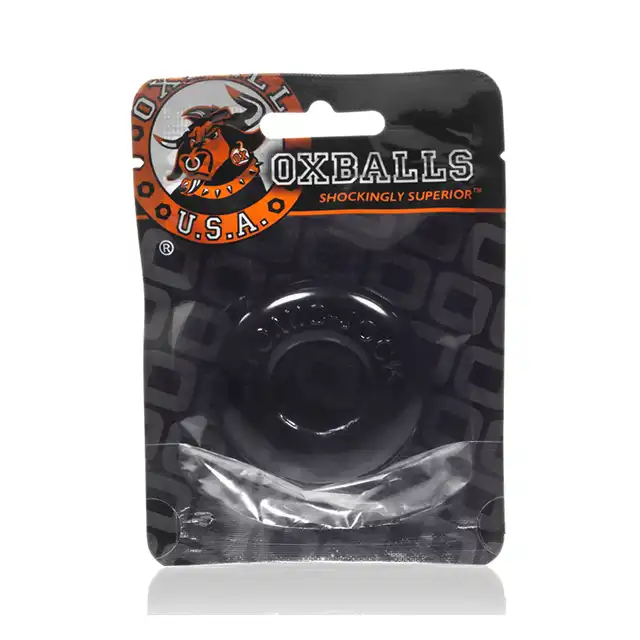 OxBalls - Do-Nut 2 Cockring Black. Czarny pierścień erekcyjny.