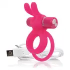 The Screaming O - Charged Ohare Rabbit . Podwójny silikonowy ring na penisa. Mocne wibracje