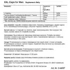 Hot - XXL Caps for Men Booster 30 caps. Tabletki wspomagające powiększenie penisa. 