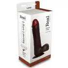 Real Rapture - Realistyczne, Brązowe Dildo 23 cm.