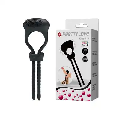 Pretty Love - Curitis. Lasso na penisa z wibracjami. Silikon. Mega Sale!