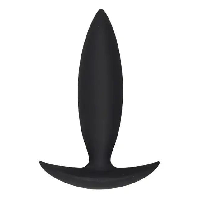 Bubble Butt Player S Slim Black. Czarna zatyczka analna z półokrągłą podstawą