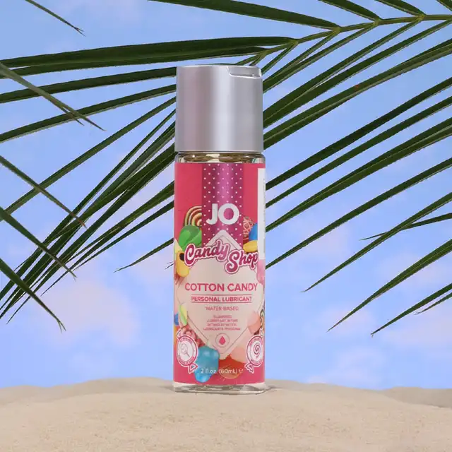 JO - Candy Shop H2O Cotton Candy Lubricant 60 ml. Lubrykant o smaku waty cukrowej. 