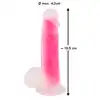 Super Softie - Dildo Medium Pink Silicone. Różowe dildo z przyssawką