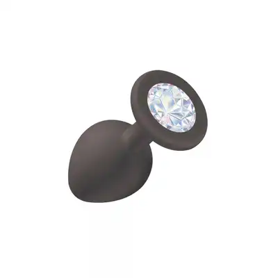 Lola - Emotions Cutie Medium Black Plug Moonstone . Silikonowa wtyczka analna. 