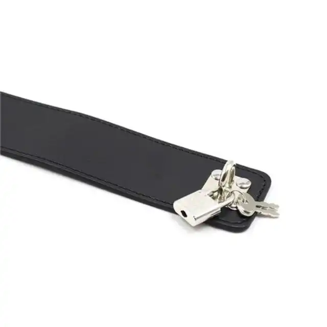 Toyz4Lovers - Collar With Nipple Clamps Black. Czarna obroża z łańcuchami i klamerkami na sutki