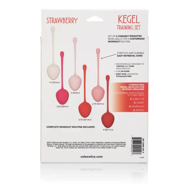 Calexotics - Strawberry Training Set. Zestaw 6 kulek gejszy. 