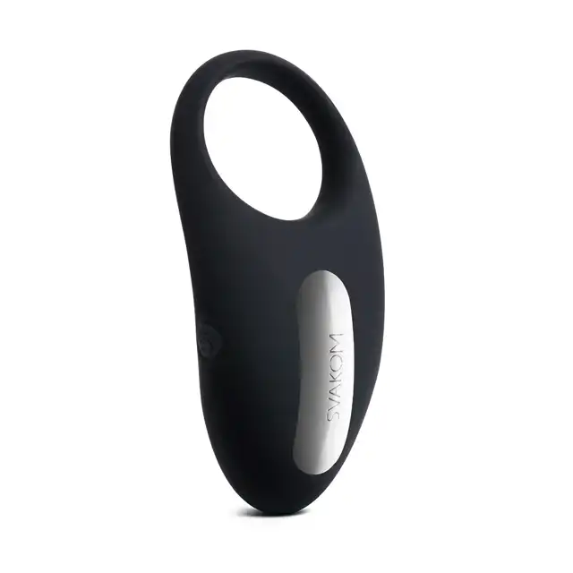 Svakom - Wendy Vibrating Ring Black. Wibrujący ring erekcyjny.