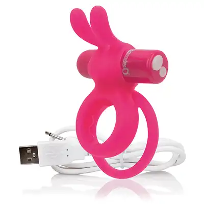 The Screaming O - Charged Ohare Rabbit . Podwójny silikonowy ring na penisa. Mocne wibracje