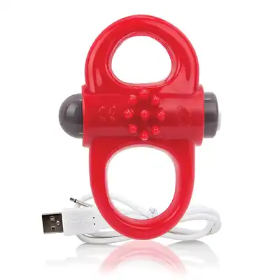The Screaming O- Ładowany przez USB ring na penisa 