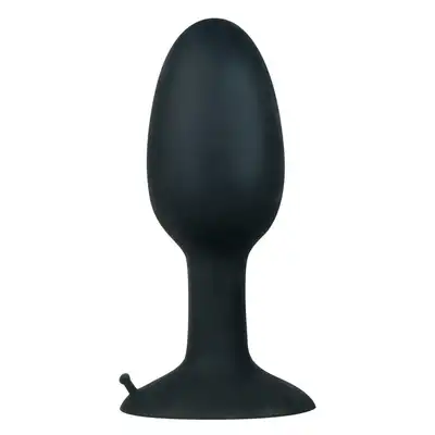You2Toys - Backdoor Friend Large. Czarny plug analny z kuleczką w środku. Rozmiar L