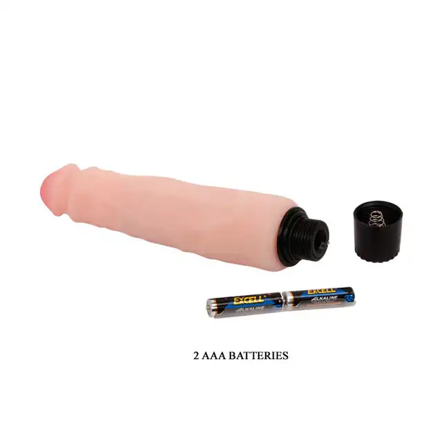 Realistic Skin XL - Vibrator 25,5 cm. Realistyczny wibrator z cyberskóry. 