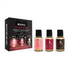 Dona - Massage Gift Set Flavoured 3x30 ml. Zestaw jadalny olejków do masażu. 