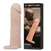 Pretty Love - Penis Sleeve M - nakładka na penisa + 4 cm. Cyber skóra.