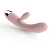 Svakom - Alice Rabbit Vibrator Pale Pink. Silikonowy wibrator. Jasnoróżowy.