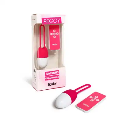 Tickler - Peggy Vibrating Egg. Jajeczko wibrujące z pilotem. 