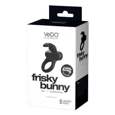 Vedo- Frisky Bunny Vibrating Ring . Silikonowy ring wibrujący