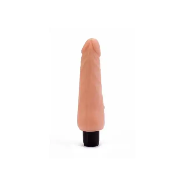 Lovetoy - Reel Feel Vibrator Flesh 7,5. Wibrator z cyber skóry. 
