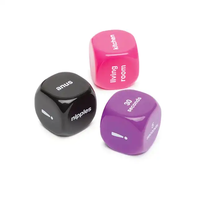 Happy Rabbit - Couple Dice. 3 Kostki do zabaw erotycznych. 