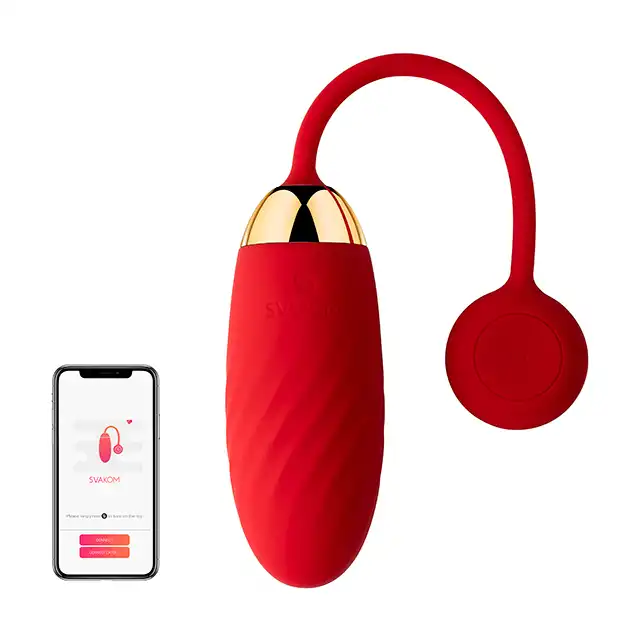Svakom - Ella Vibrating Egg. Wibrujące jajeczko na aplikację. Silikon.