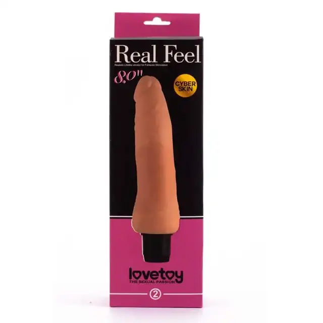 Lovetoy - Reel Feel Flesh 8. Realistyczny wibrator z cyber skóry. 