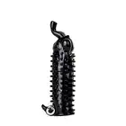 Shots Toys - Elephant Vibrating Penis Extension. Czarna nakładka na penisa w kształcie słonika 