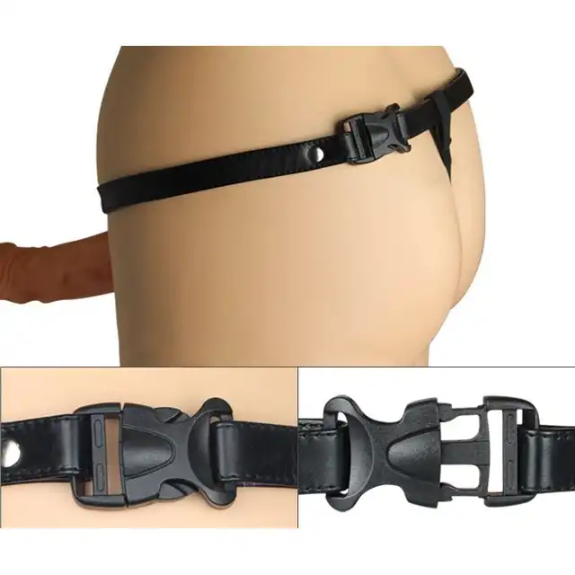 Lovetoy - Vibrating Unisex Hollow Strap On. Realistyczny Strap On z wibracjami. 10 trybów. 