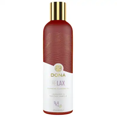 Dona - Essential Massage Oil Relax. Relaksujący olejek do masażu.