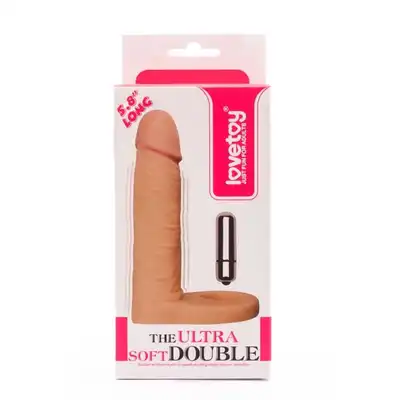 Lovetoy - The Ultra Soft Double 5.8 Vibro. Podwójna penetracja z wibracjami!