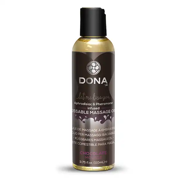 Dona - Dona - Kissable Massage Oil Chocolate Mousse 110 ml. Czekoladowy olejek do masażu. Jadalny!