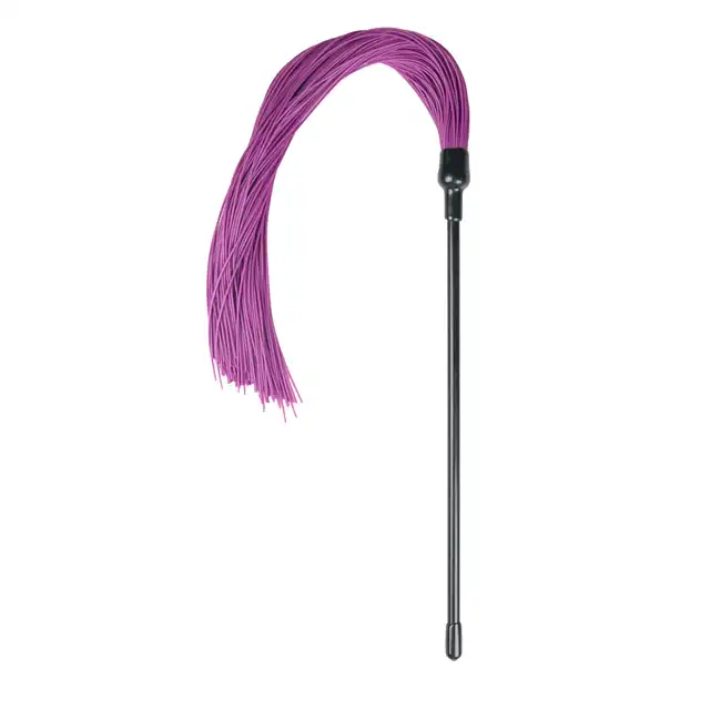 Easy Toys - Silicone Tickler Purple. Fioletowy silikonowy pejcz. 
