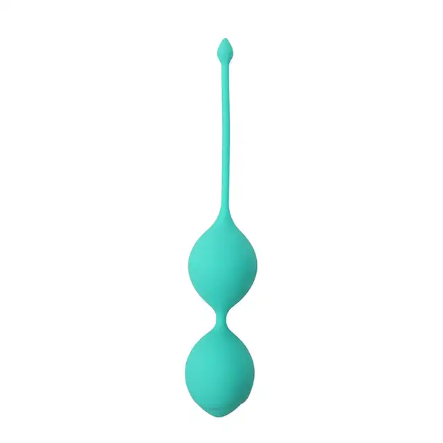 DreamToys - See You In Bloom Duo Balls 36mm. Silikonowe kulki gejszy. Seledynowe. 