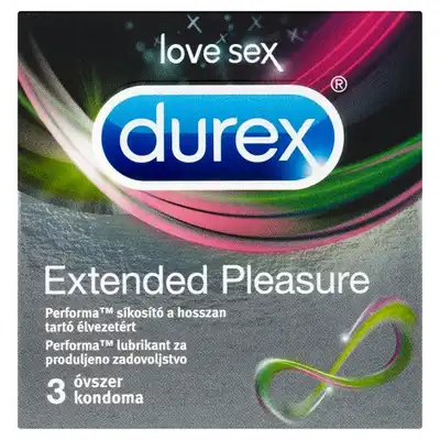 Prezerwatywy Durex Extended Pleasure 3 szt. Prezerwatywy opóźniające. 