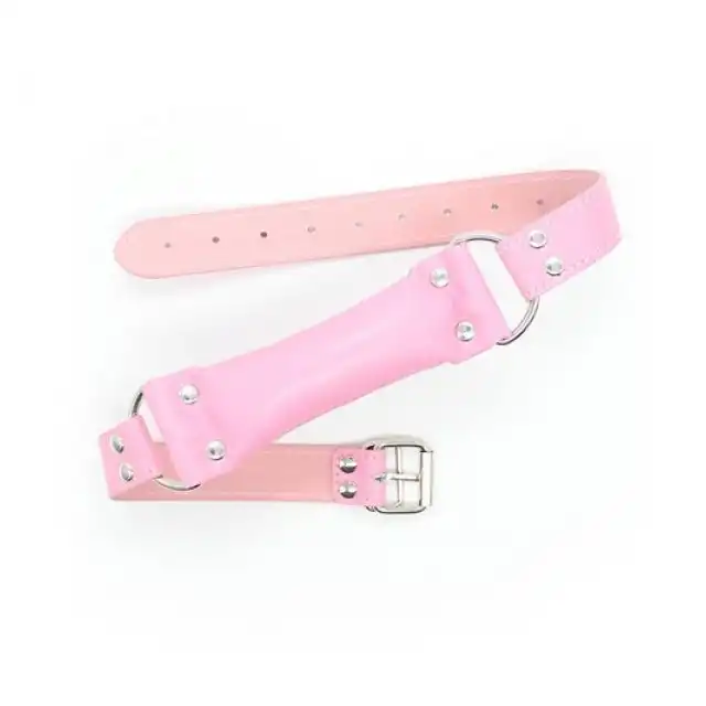 Toyz4Lovers - Easy Belt Gag Pink. Różowy knebel do zagryzania. 
