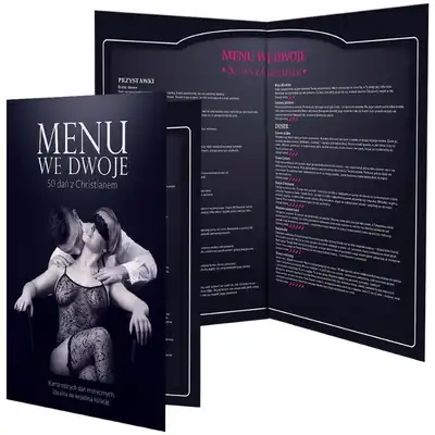 Menu We Dwoje - Pięćdziesiąt Dań Z Christianem. Gra rozpalająca zmysły. 
