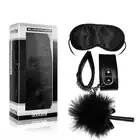 Lovetoy - Deluxe Bondage Kit. Zestaw z maską, piórkiem oraz kajdankami