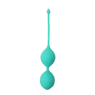 DreamToys - See You In Bloom Duo Balls 29 mm. Silikonowe kulki gejszy. Seledynowe. 