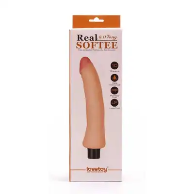 Lovetoy - Real Softee Flesh 9. Wibrator z cyberskóry. 