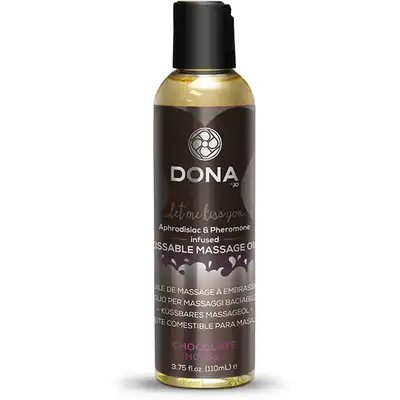 Dona - Dona - Kissable Massage Oil Chocolate Mousse 110 ml. Czekoladowy olejek do masażu. Jadalny!