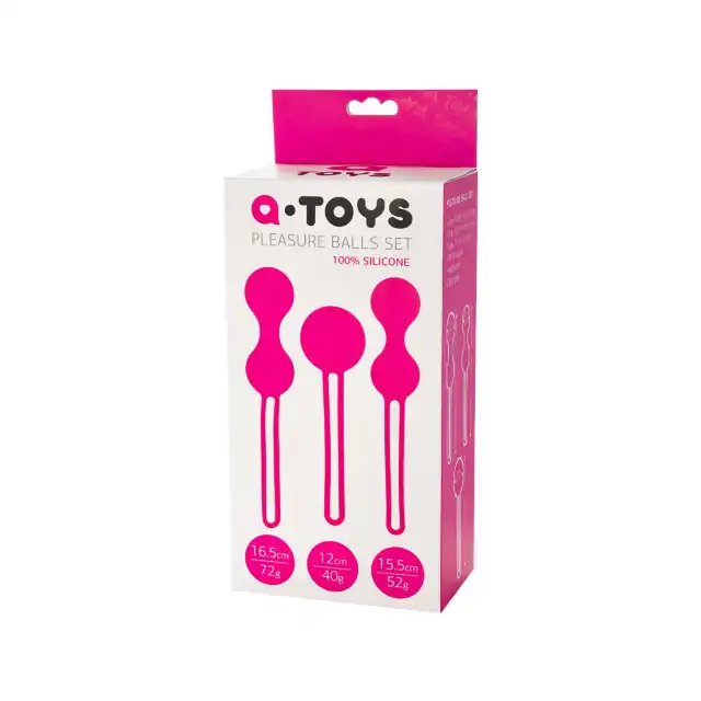 A-Toys - Kegel Balls. Zestaw kulek gejszy do treningu. Silikon. 