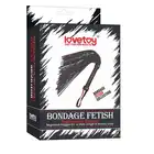 Lovetoy - Bondage Fetish Begginers Flogger. Pejcz dla początkujących. Czarno-czerwony. 