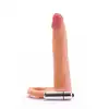 Lovetoy - The Ultra Soft Double. Wibrująca nakładka z cyber skóry
