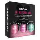 Dona - Massage Gift Set Scented 3x30 ml. Zestaw 3 zapachowych olejków do masażu. 
