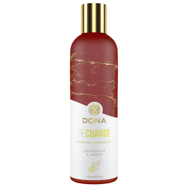 Dona - Essential Massage Oil Recharge Lemongrass &amp; Ginger 120 ml. 