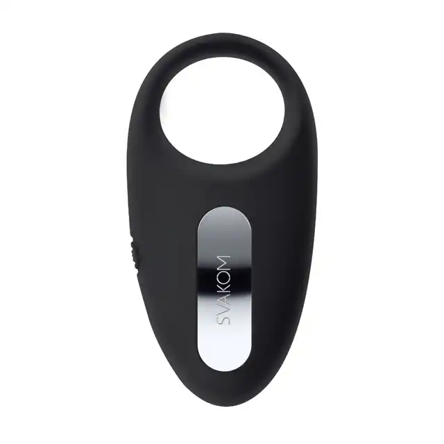 Svakom - Wendy Vibrating Ring Black. Wibrujący ring erekcyjny.