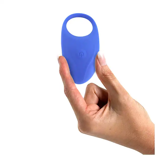 Feelztoys = Thor Cockring Blue. Wibrujący ring na penisa