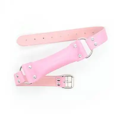 Toyz4Lovers - Easy Belt Gag Pink. Różowy knebel do zagryzania. 