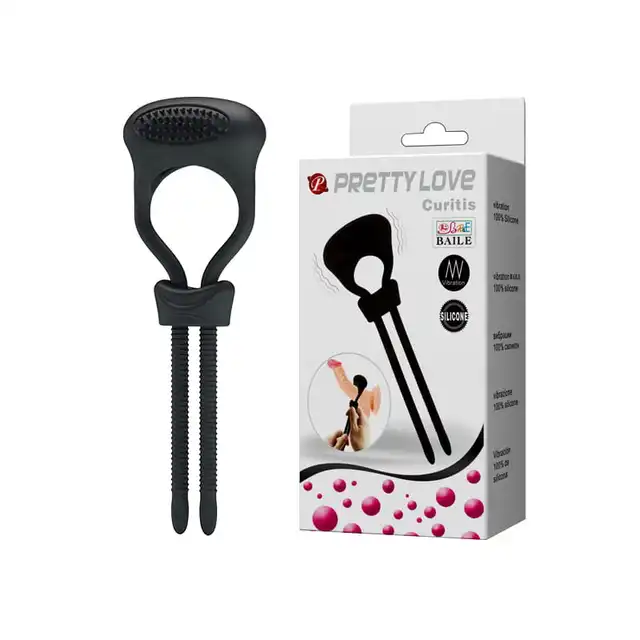 Pretty Love - Curitis. Lasso na penisa z wibracjami. Silikon. 