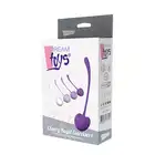 Dream Toys - Cherry Kegel Exercisers 5 szt. Zestaw fioletowych, silikonowych kulek gejszy.